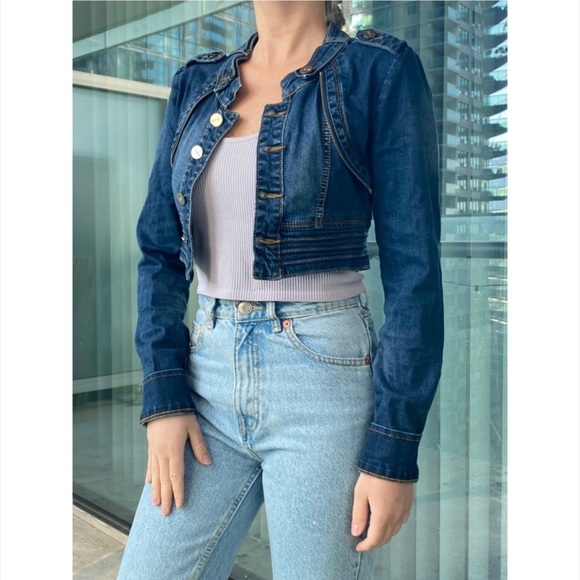 Cropped Jean Jacket - Picture 1 of 2